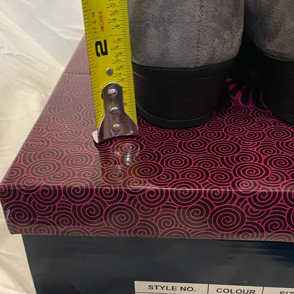 Charming‎ Gray Ankle Booties